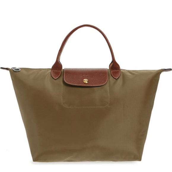 Longchamp Bags Authentic Longchamp Le Pliage Olive Greenkhaki Tote
